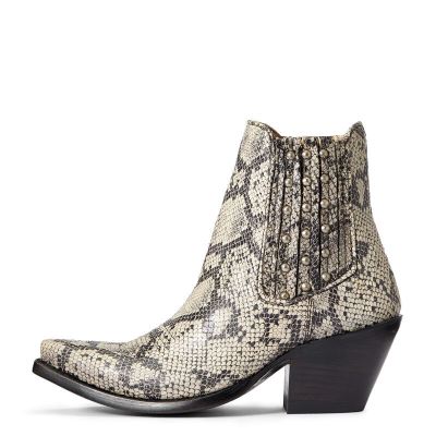 Ariat Eclipse - Western Laarzen Zwart Wit Slangenprint Dames - 18794-154